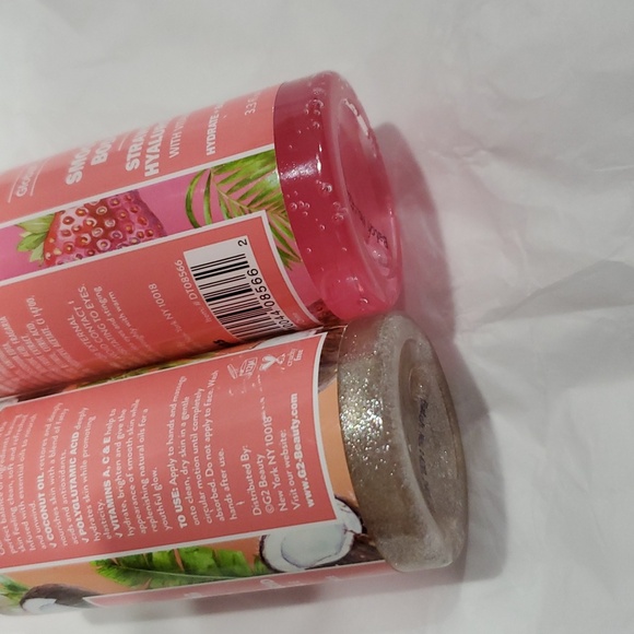 Shimmering coconut polyglutamic oil and strawberry hyaluronic acid smoothing oil - Picture 6 of 10